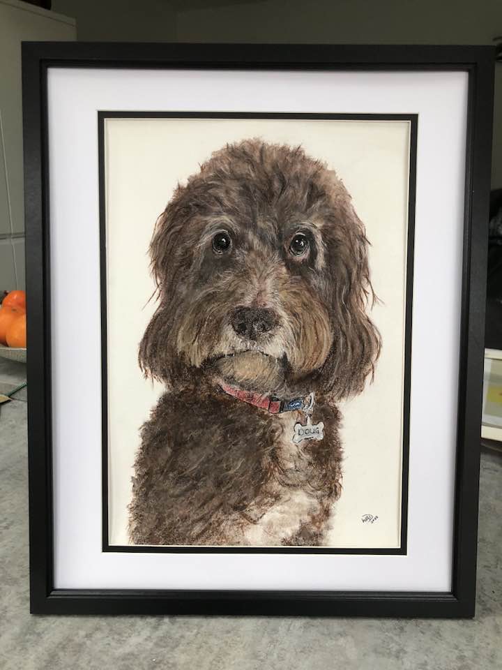 Cockapoo Dog Portrait